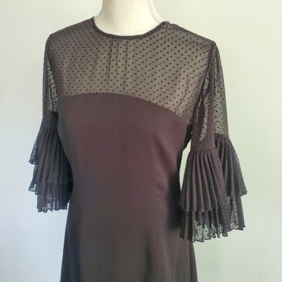 Keepsake the Label Horizons Dotted Black Mini Dress - Picture 4 of 11